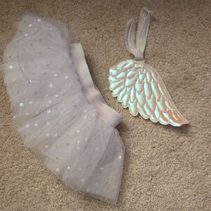 White Tutu and Wing Set